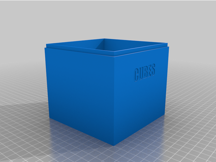 narguilé carvão armazenamento caixa mrbanana05 3d print model - Mito3D