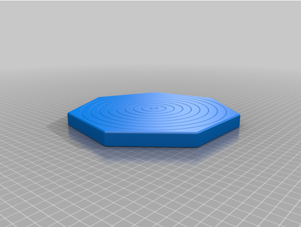 7 sided dice tray lid darklaser 3d print model - Mito3D