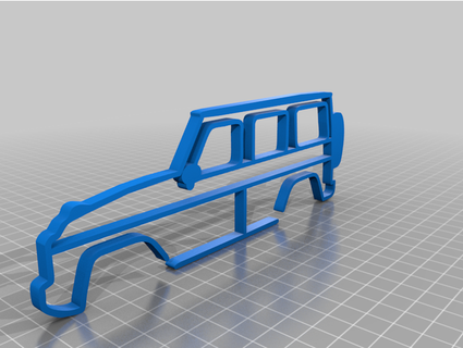 mercedes vagón cae 3d print model - Mito3D