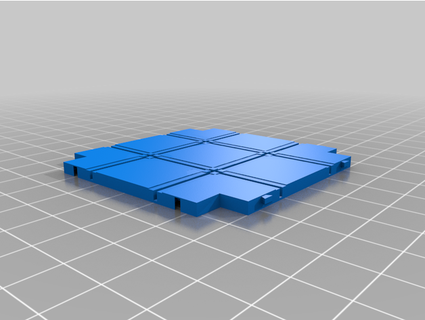 droit ligne traversée soutiens terranslot joh76 3d print model - Mito3D