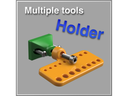 múltiple herramientas soporte relojero taller 3d print model - Mito3D