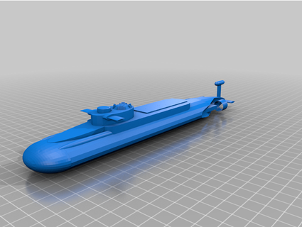 submarine jannovak 3d print model - Mito3D