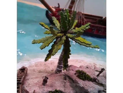 Palme Bäume 1 400 Rahmen moffkalast 3d print model - Mito3D