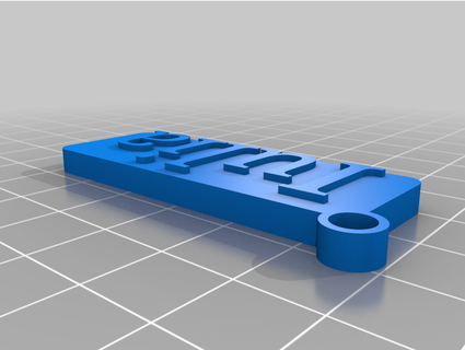 Schlüsselringe cu Name coxi205 3d print model - Mito3D