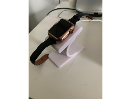 manzana reloj cargando estante soporte fk print 3d print model - Mito3D
