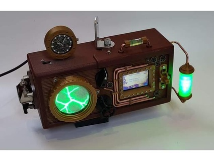 steampunk radio megacadler 3d print model - Mito3D