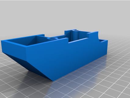 soporte garaje puerta sat lhs 3d print model - Mito3D