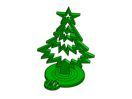 Petit arbre Navidad imprimer opcion3d 3d print model - Mito3D