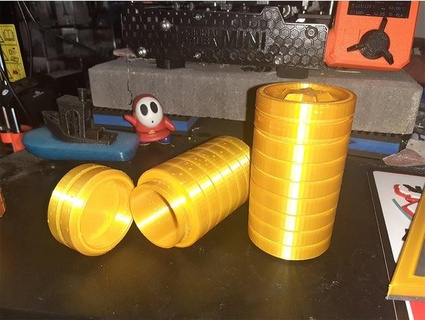 coin tower container 3dtwinkie 3d print model - Mito3D