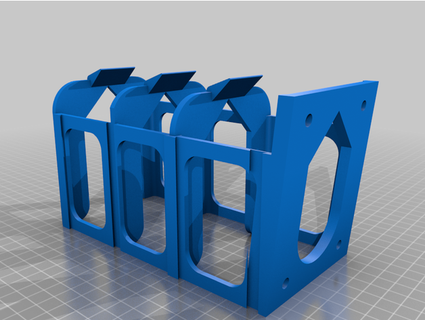 dewalt impact drill hanger holder exploded smaller printers vetterick 3d print model - Mito3D