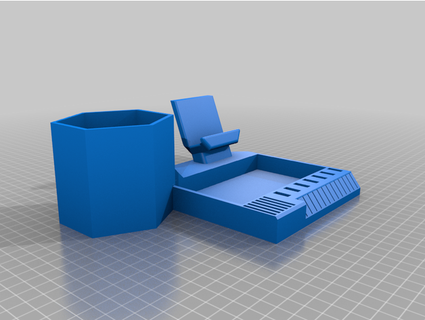 desk organizer kuskye25 3d print model - Mito3D