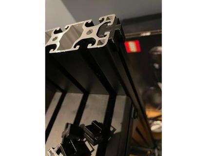 alüminyum profil zip Velcro klipler kizmann 3d print model - Mito3D