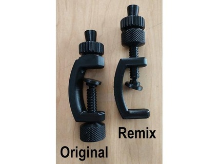 nanovise remix - screw clamp top morejello 3d print model - Mito3D