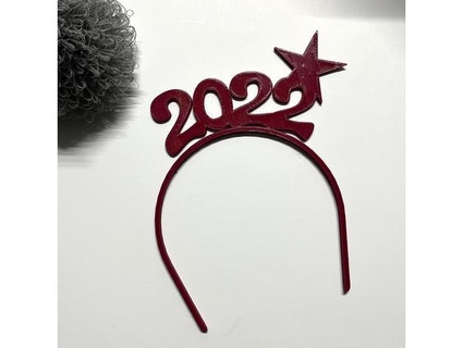 2022 newyear headband candlelas 3d print model - Mito3D