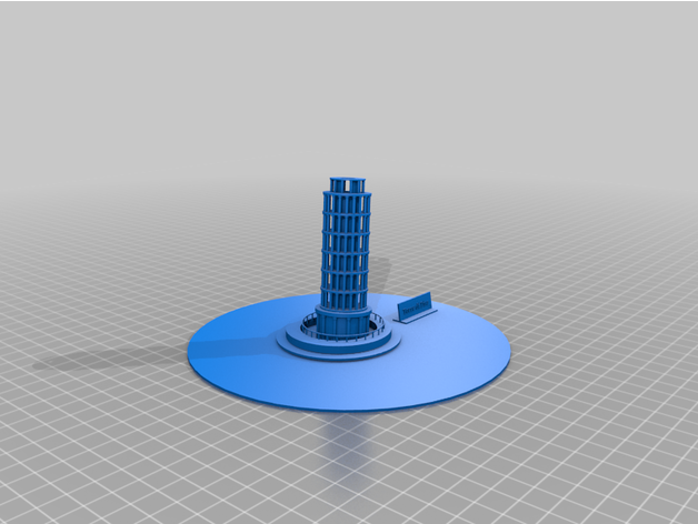 5 esercizio torre pisa paulm28it 3D print model - Mito3D