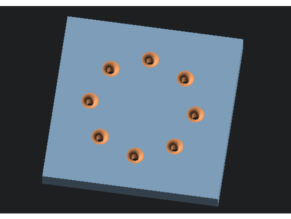 filetiert Löcher openscad vendicar1 3d print model - Mito3D