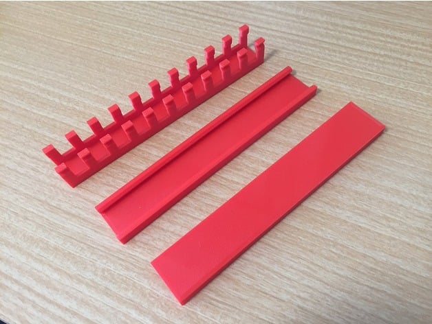 cable guía rail acuo jp 3D print model - Mito3D