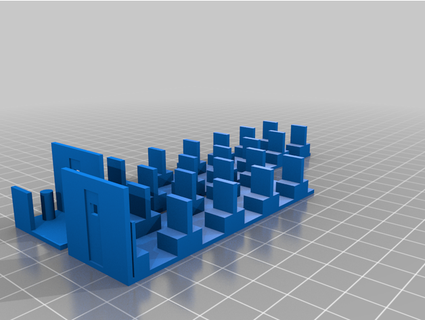 échelle pullman norme entraîneur intérieur bidirectionnel places rgasnick 3d print model - Mito3D