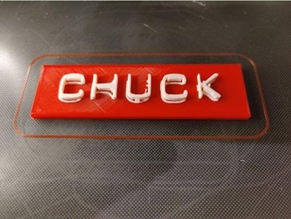 chuck nerd herd logos ddemtl 3d print model - Mito3D