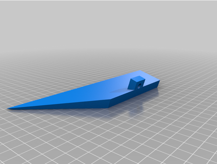wooden post side skirt plun 3d print model - Mito3D