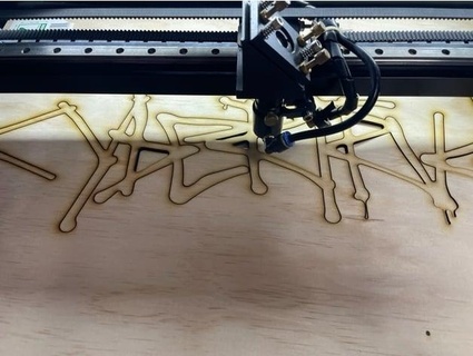 Cybertruck Logo optimiert Laser Schneider Drucker syndeev 3d print model - Mito3D
