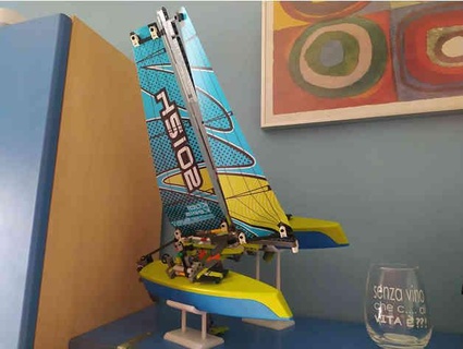 stand lego catamaran 42105 boom94 3d print model - Mito3D