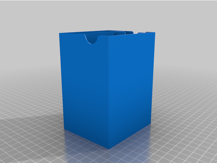 sencillo lateral fluir prueba caja ceniza 3d print model - Mito3D