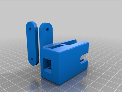 ender 3 pro dual wheel filament guide ezout mount chuckcharlie 3d print model - Mito3D