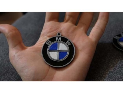 BMW logo porte clés cata416 3d print model - Mito3D