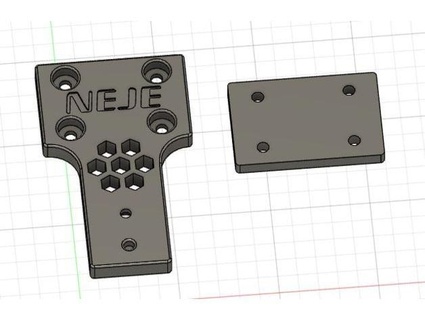 mount neje laser onto topcnc joe0088 3d print model - Mito3D