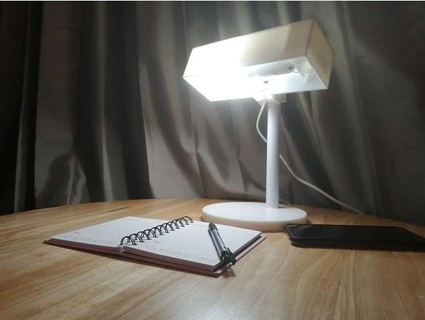 desktop reading lamp progressth 3d print model - Mito3D