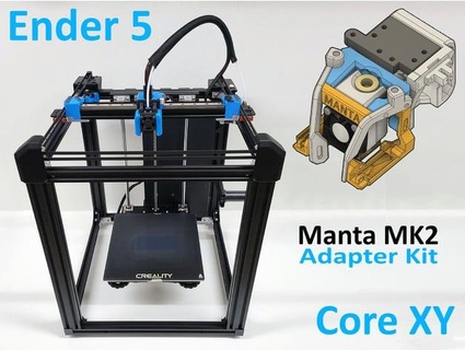 ender 5 núcleo xy manta mk2 adaptador equipo boothyboothy 3d print model - Mito3D