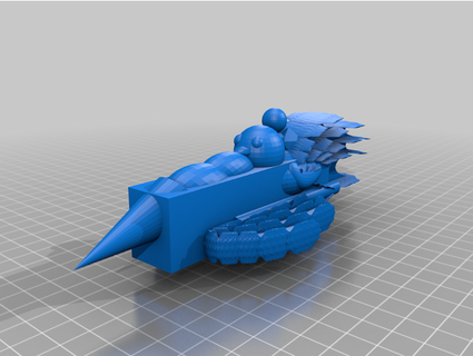 pato dragón barco jdragon8 3d print model - Mito3D