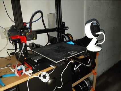 suporte Webcam ender 3 desviador 3d print model - Mito3D
