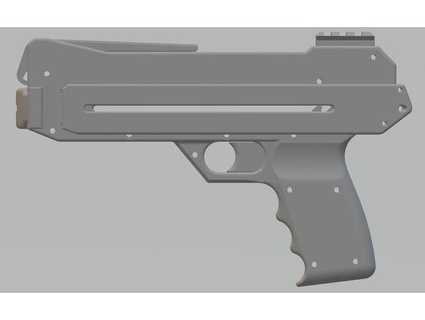 Schleuder Bolzen Pistole inspiriert joerg Geräte 1nf3ct3d007 3d print model - Mito3D