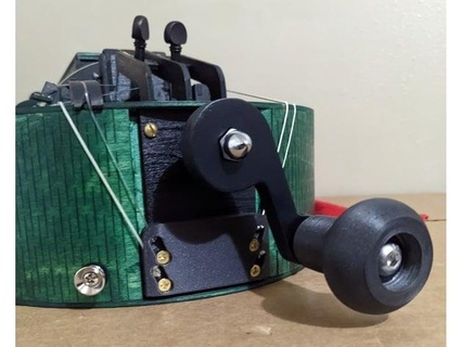 nerd gurdy corda titolare supporto elettrico impostore 3d print model - Mito3D