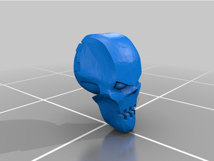 space zombie large brute heads dungeoncubed 3d print model - Mito3D