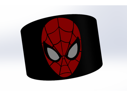 hombre araña anillo nitrorápido 3d print model - Mito3D