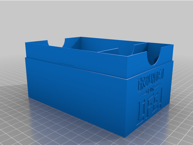 grounded life - card box alduin23 3D print model - Mito3D