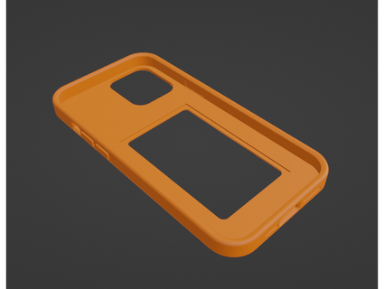 iphone 12 Pro max caso funda conductores licencia compartimiento wafflemaster22 3d print model - Mito3D