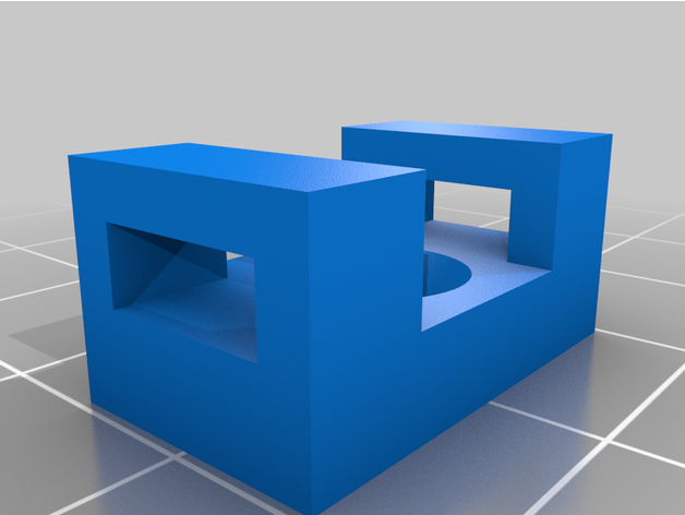 fecho eclair gravata montagem suporte jsschlat 3D print model - Mito3D