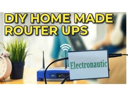 UPS Wi Fi router modem elettronautico 3d print model - Mito3D