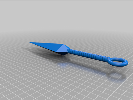 kunai cuchillo abnut 13 3d print model - Mito3D