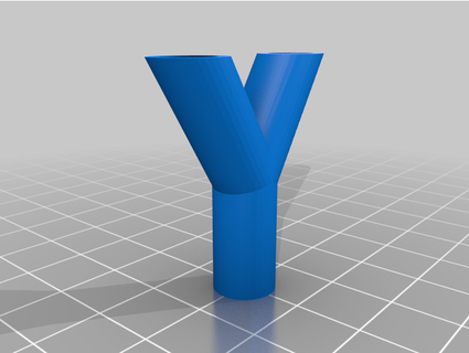 y-shaped tube chenyufeng 3d print model - Mito3D