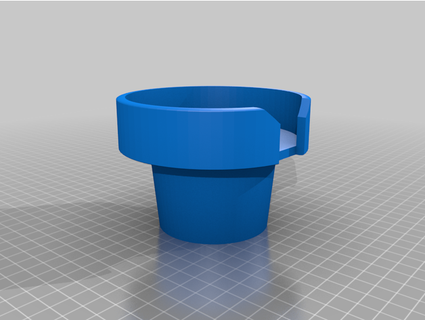 yeti véhicule tasse monter adaptateur n0byo 3d print model - Mito3D