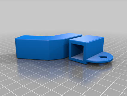 corner bracket polygonal frame ofloveandhate 3d print model - Mito3D