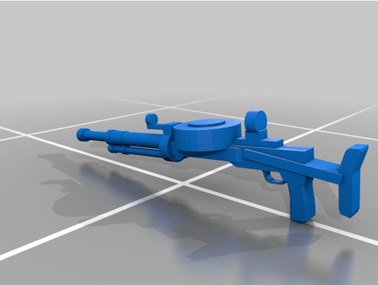 soviétique degtyarev dtm véhicule machine pistolet Tinypanzerstudio 3d print model - Mito3D
