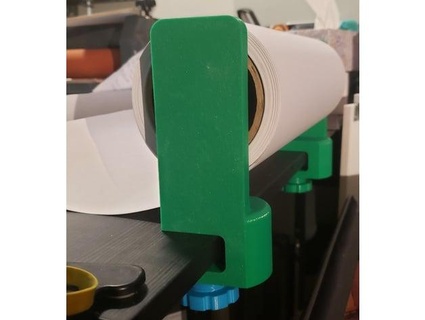 paper roll holder large rolls aockey 3d print model - Mito3D