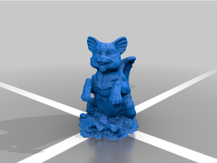 catgoyle bebakent 3d print model - Mito3D