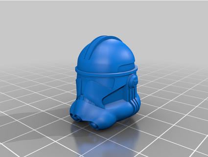 realistic phase 2 clone trooper helmet peg hole - black series jbrown2693 3d print model - Mito3D